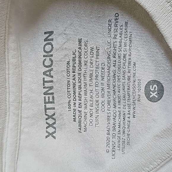 XXXTentacion Gone But Not Forgotten 1998 to 2018 Short Sleeve TShirt Size XS - Picture 5 of 7